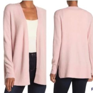 Madewell Pink Wisteria Cozy Walker Barbiecore Wool/Alpaca Cardigan Sweater Sz M